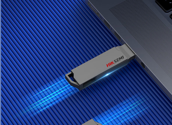 海康威视（HIKVISION）128GB Type-C USB3.1手机U盘X307C灰色 双接口手机电脑通用车载高速优盘